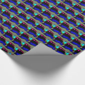 Geländewagen-Mustergeschenkverpackung Geschenkpapier (Ecke)