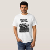Geländewagen-T-Shirt, größer u. besser T-Shirt (Vorne ganz)