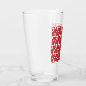 Gelangtes Rotes Herz Glas (Rechts)