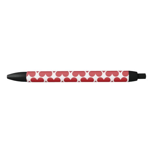 Gelangtes Rotes Herz Kugelschreiber (Vorderseite)