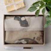 gelangweilte Alice im Wunderland auf einem Pilz Seidenpapier (Geschenk)