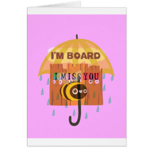 gelangweilte Biene: Eine Stimmung am Regentag. "Ic