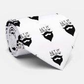 Gelassen Bart wachsen Krawatte (Gerollt)