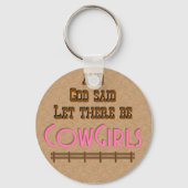 "Gelassen" COWGIRLS Schlüsselanhänger (Vorderseite)