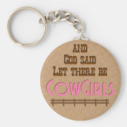 "Gelassen" COWGIRLS Schlüsselanhänger (Vorne)
