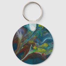 Gelassen, dass eine helle Schlüsselkette vorhanden