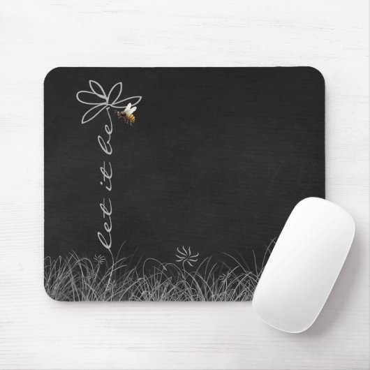 Gelassen, dass es auf der Chalkboard-Maus-Pad dunk Mousepad (Mit Mouse)