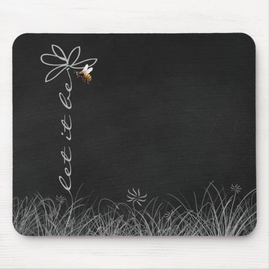 Gelassen, dass es auf der Chalkboard-Maus-Pad dunk Mousepad (Vorne)
