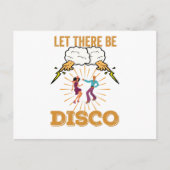 Gelassen Disco-Funk Postkarte (Vorderseite)