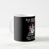 gelassen Drummer Kaffeetasse (Vorderseite Links)