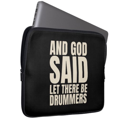 Gelassen Drummer Laptopschutzhülle (Vorne Rechts)
