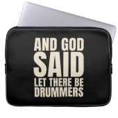 Gelassen Drummer Laptopschutzhülle (Vorderseite)