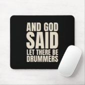 Gelassen Drummer Mousepad (Mit Mouse)