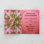 Gelassen Erde erhält ihren König Feiertagskarte (Innenseite)