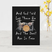 Gelassen, es gäbe Drummer Karte (Gelbe Blume)