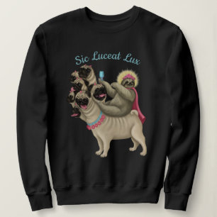 Gelassen, es gäbe Licht - Faultier von Babel Sweatshirt