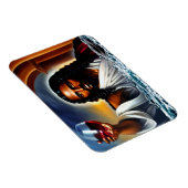 Gelassen Es gibt einen Wein Christlich Art Magnet (Rechte Seite)