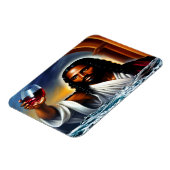 Gelassen Es gibt einen Wein Christlich Art Magnet (Linke Seite)