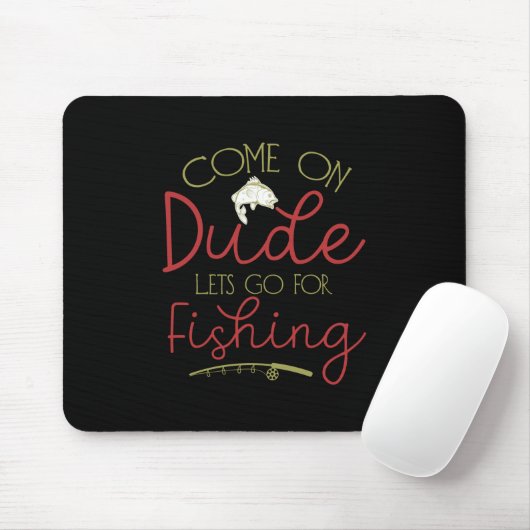Gelassen Fischerei Mousepad (Mit Mouse)