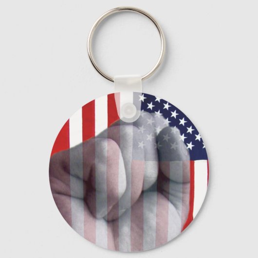 Gelassen Frieden Schlüsselanhänger (Vorderseite)