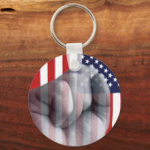 Gelassen Frieden Schlüsselanhänger (Vorderseite)