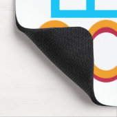 Gelassen gehen Sie GOTT (ursprüngliche Typografie) Mousepad (Ecke)