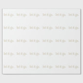 Gelassen Geschenkpapier (Flach)