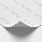 Gelassen Geschenkpapier (Ecke)