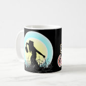 Gelassen gibt es Cowgirls TASSE oder Schale (Vorderseite Links)