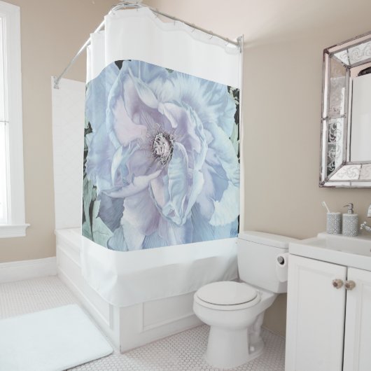 "Gelassen gibt es hellen" Duschvorhang (Beispiel)