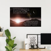 Gelassen gibt es Leuchten Poster (Heimbüro)