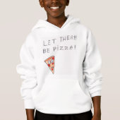 GELASSEN GIBT ES PIZZA HOODIE (Vorderseite)