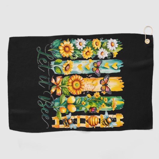 Gelassen Golfhandtuch (Horizontal)