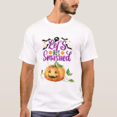 Gelassen Halloween Kürbis Funny T-Shirt (Vorderseite)