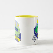 Gelassen ihm peitschen zweifarbige tasse (Mittel)