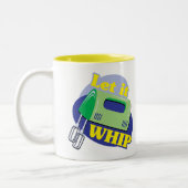 Gelassen ihm peitschen zweifarbige tasse (Links)