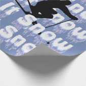 Gelassen ihm schneien geschenkpapier (Ecke)