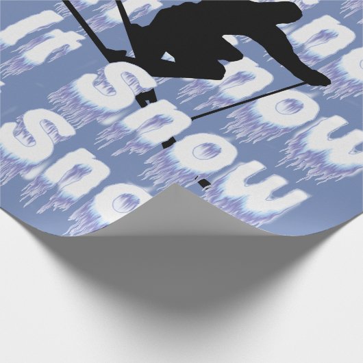 Gelassen ihm schneien geschenkpapier (Ecke)