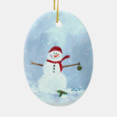 Gelassen ihm schneien keramik ornament (Hinten)