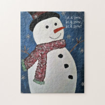 Gelassen ihm schneien