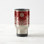 Gelassen ihm schneien Rot - Tasse (Mittel)