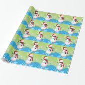 Gelassen ihm schneien! Snowman-tragende Geschenkpapier (Ungerollt)