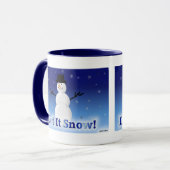 Gelassen ihm schneien! tasse (Vorderseite Links)