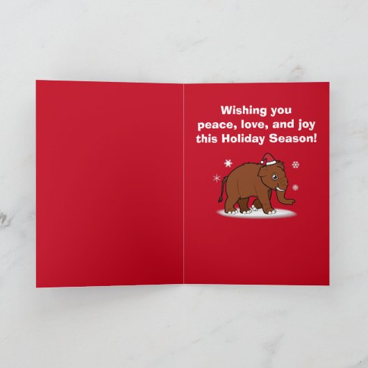 Gelassen ihm schneien Weihnachten mit wolligem (Innenseite)