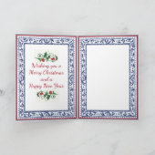 Gelassen ihm schneien Weihnachtskarte Feiertagskarte (Innenseite)