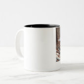 Gelassen ihm schneien zweifarbige tasse (Vorderseite Links)