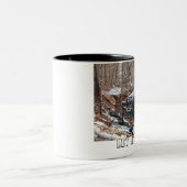 Gelassen ihm schneien zweifarbige tasse (Mittel)