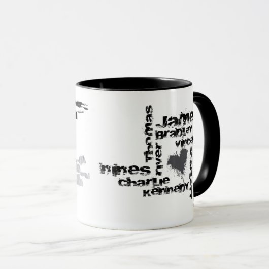 Gelassen ihm seien Sie - Tasse (VorderseiteRechts)