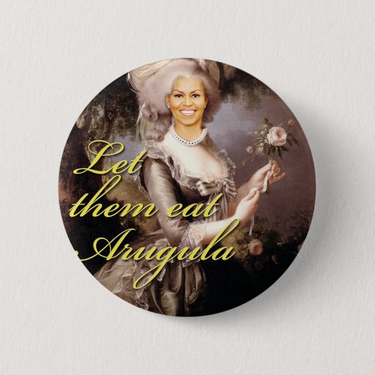 Gelassen ihnen essen Sie Arugula Button (Vorderseite)