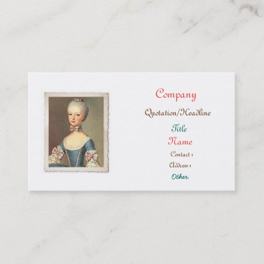 Gelassen ihnen essen Sie Kuchen-Geschäfts-Karten Visitenkarte (Vorderseite)